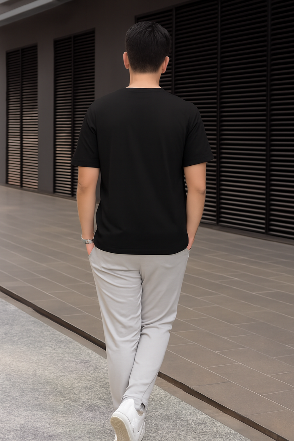 Cotton Black T-Shirt