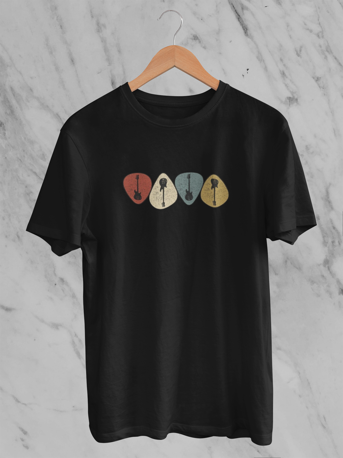 Men's Black graphic printed T- shirt