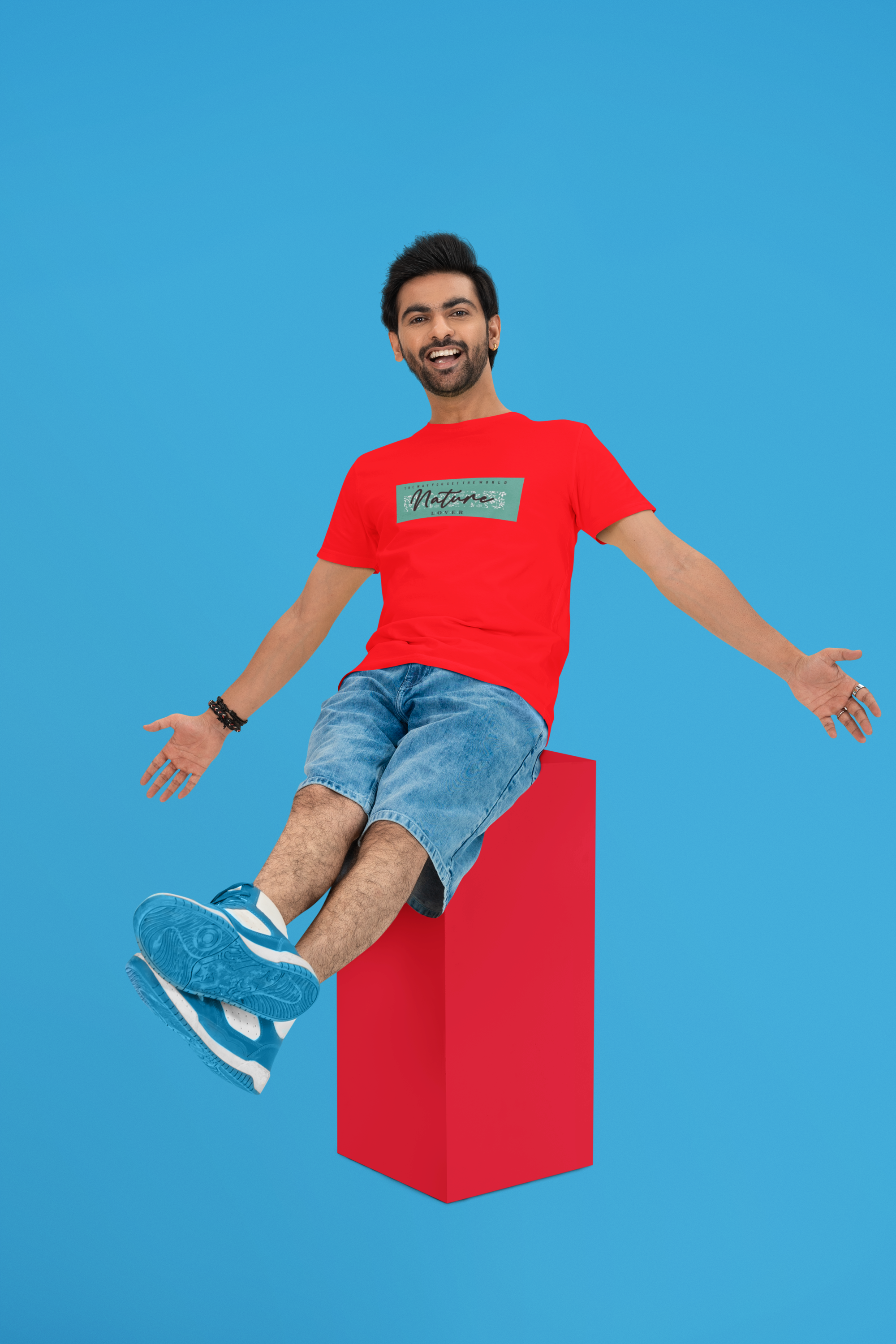 Men's graphic printed T- shirt