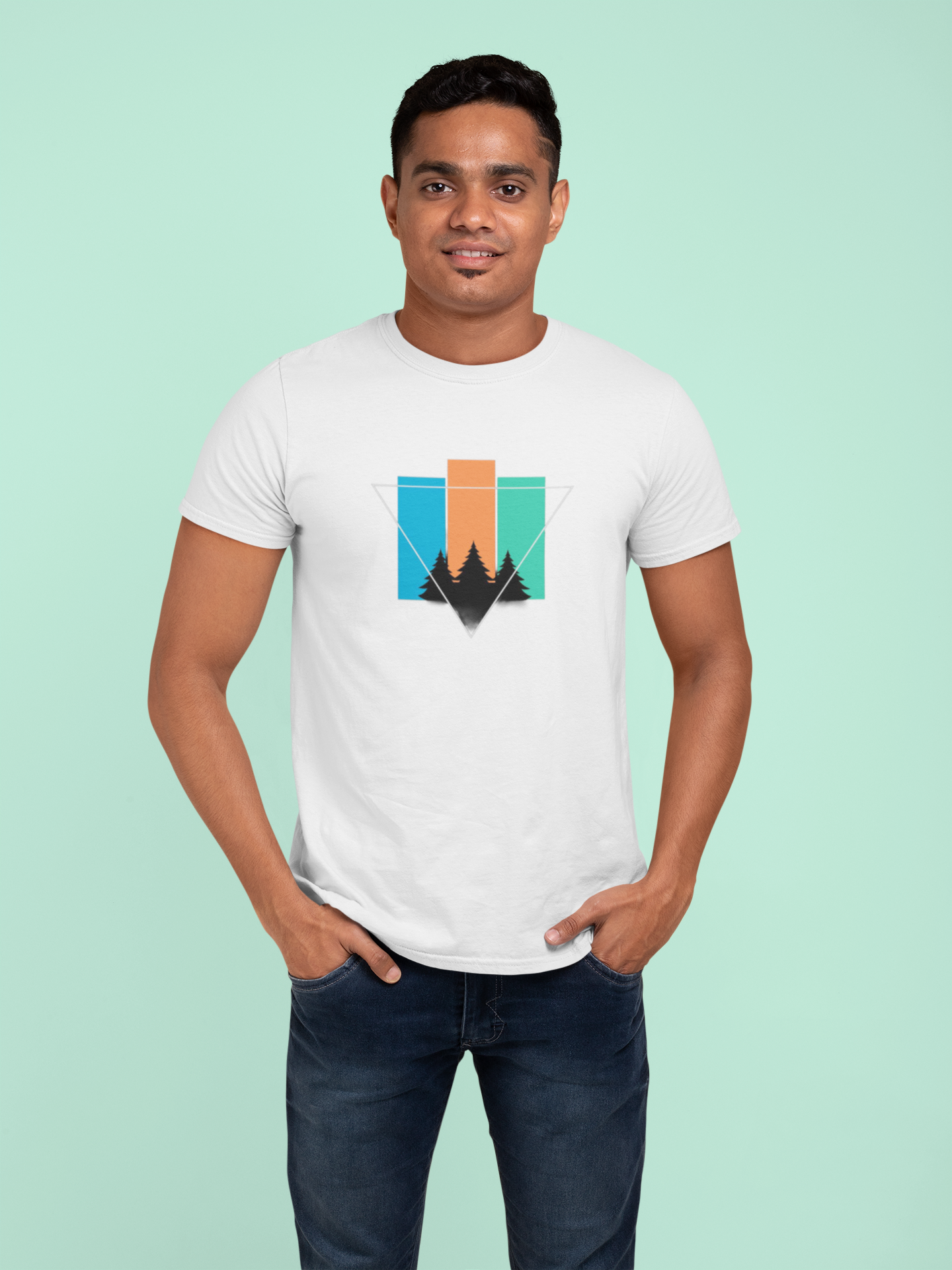 Men's  graphic printed T- shirt