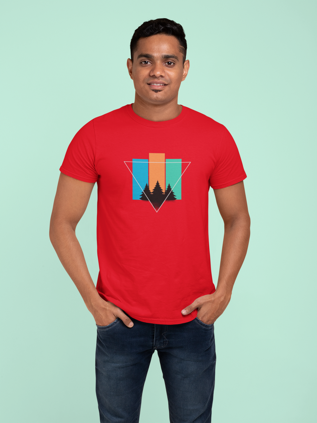 Men's  graphic printed T- shirt