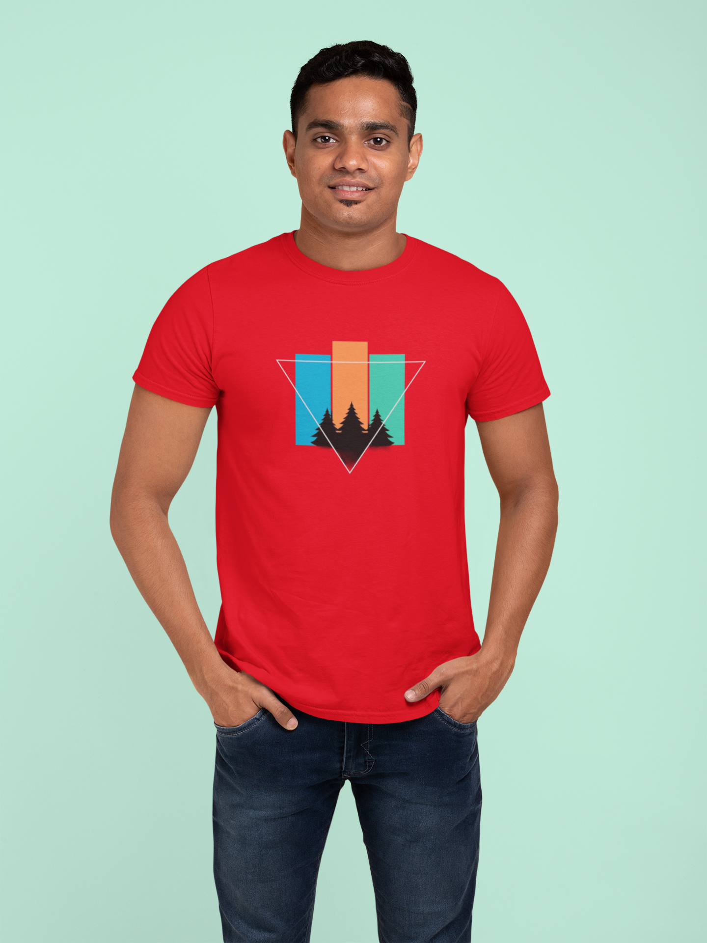 Men's  graphic printed T- shirt