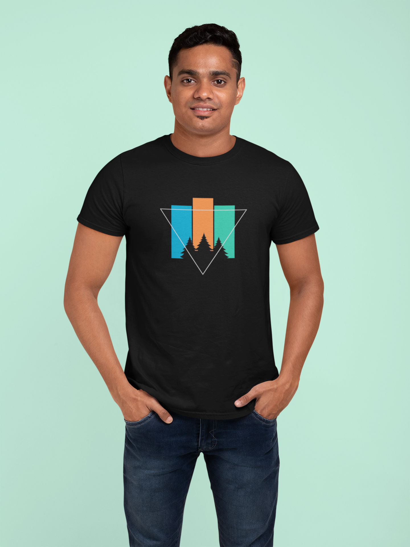 Men's  graphic printed T- shirt